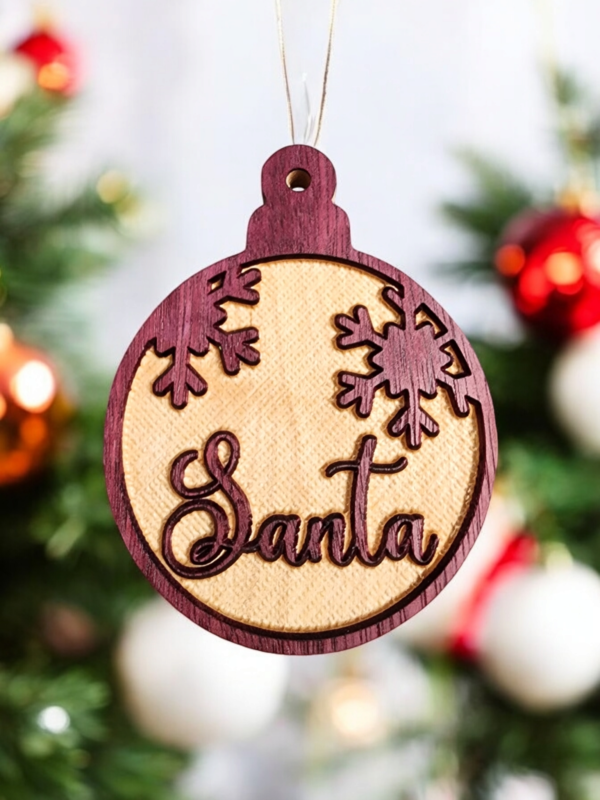 Personalized Purple Heart Ornament